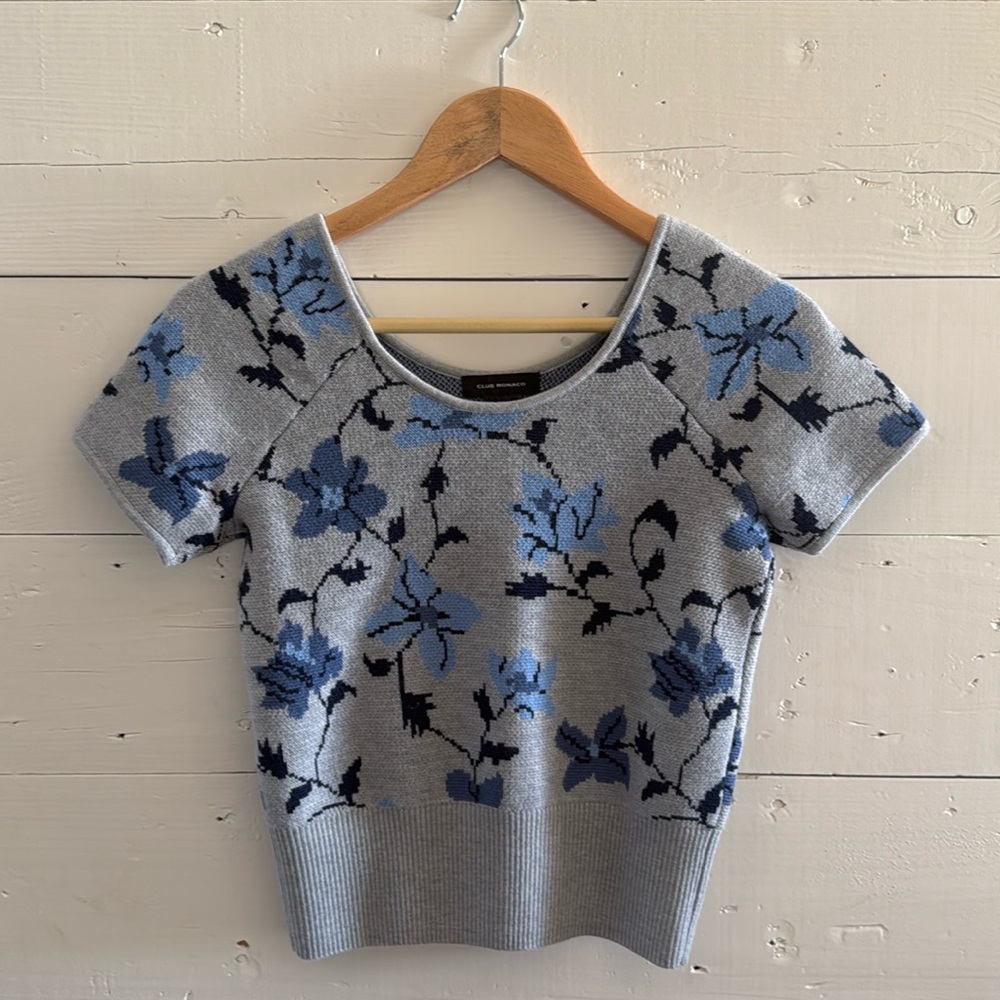 Club Monaco Cropped Sweater